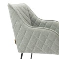 Krzesło Dining Armchair Frisco Drive, Soft Green, Belgium Weave