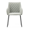 Krzesło Dining Armchair Frisco Drive, Soft Green, Belgium Weave