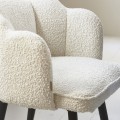 Krzesło Turnable Dining Chair Dauphine, White Sand, Bouclé