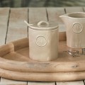 Cukiernica Sugar bowl with spoon Portofino