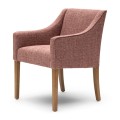 Krzesło Dining chair Savile Row, Coral Pink