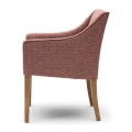 Krzesło Dining chair Savile Row, Coral Pink