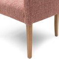 Krzesło Dining chair Savile Row, Coral Pink