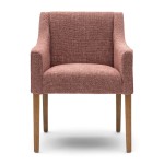 Krzesło Dining chair Savile Row, Coral Pink