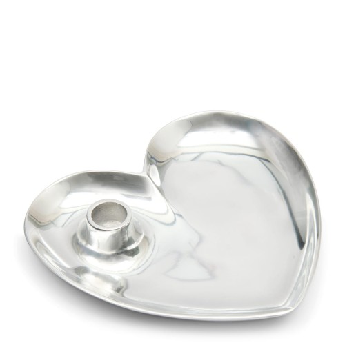 Świecznik Candlestick Heart Plate