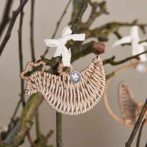 Zawieszka rattanowa kurka Easter Pendant Rustic Rattan Easter Chicken