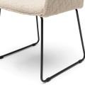 Krzesło Dining chair with armrest Frisco Drive, Natural Grey