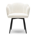 Krzesło obrotowe Swivel dining chair Dauphine, Simply White
