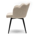 Krzesło obrotowe Swivel dining chair Dauphine, Natural Grey