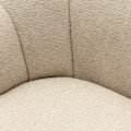 Krzesło obrotowe Swivel dining chair Dauphine, Natural Grey