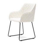 Krzesło Dining chair with armrest Frisco Drive, Simply White