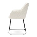 Krzesło Dining chair with armrest Frisco Drive, Simply White