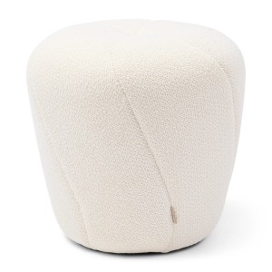 Pufa Footstool Perruche, Simply White
