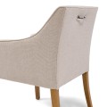 Krzesło Savile Row dining chair, Glossy Flax