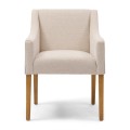 Krzesło Savile Row dining chair, Glossy Flax