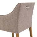 Krzesło Savile Row dining chair, Bright Taupe