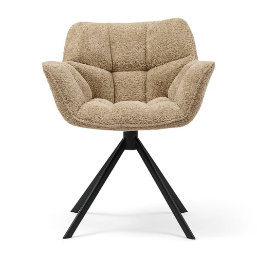 Krzesło obrotowe Swivel dining chair Carnaby, Soft Walnut
