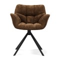 Krzesło obrotowe Swivel dining chair Carnaby, Umber Brown