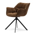 Krzesło obrotowe Swivel dining chair Carnaby, Umber Brown