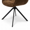 Krzesło obrotowe Swivel dining chair Carnaby, Umber Brown