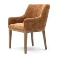 Krzesło Dining chair with armrest Whistler, Brown