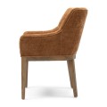 Krzesło Dining chair with armrest Whistler, Brown