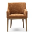 Krzesło Dining chair with armrest Whistler, Brown