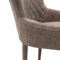 Krzesło Dining chair with armrest Corvara, Taupe