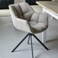 Krzesło obrotowe Swivel Dining Armchair Carnaby Natural