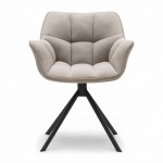 Krzesło obrotowe Swivel Dining Armchair Carnaby Natural