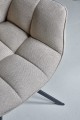 Krzesło obrotowe Swivel Dining Armchair Carnaby Natural