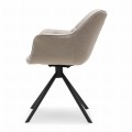 Krzesło obrotowe Swivel Dining Armchair Carnaby Natural