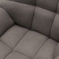 Krzesło obrotowe Swivel Dining Armchair Carnaby Dark Taupe
