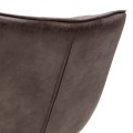 Krzesło obrotowe Swivel Dining Armchair Carnaby, Coffee, Pellini