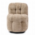 Krzesło obrotowe Swivel dining chair Arosa, Taupe