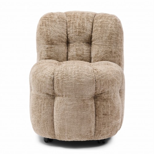 Krzesło obrotowe Swivel dining chair Arosa, Taupe