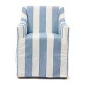 Krzesło Dining chair Firenze, Blue Striped