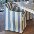 Krzesło Dining chair Firenze, Blue Striped