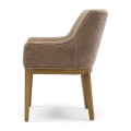 Krzesło Dining chair with armrest Whistler, Taupe