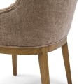 Krzesło Dining chair with armrest Whistler, Taupe