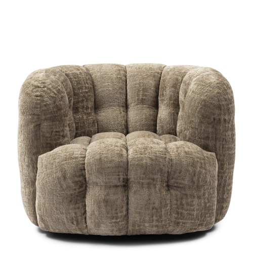 Fotel obrotowy Arosa Swivel Fauteuil, Open Weave, Taupe