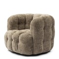 Fotel obrotowy Arosa Swivel Fauteuil, Open Weave, Taupe