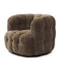 Fotel obrotowy Arosa Swivel Armchair, Brown