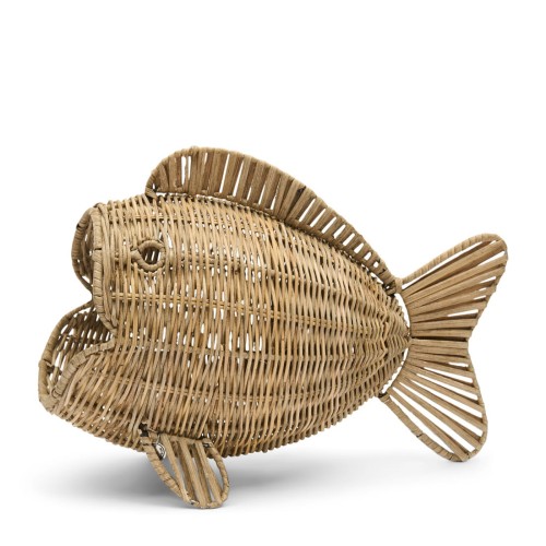 Koszyk rattanowy ryba Decoration Basket Rustic Rattan Fish