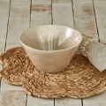 Miska Bowl Portofino, Flax, L