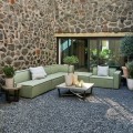 Sofa ogrodowa modułowa Bellagio Outdoor Center XL, sunbrella source, oak