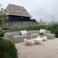 Sofa ogrodowa modułowa Bellagio Outdoor Center XL, sunbrella source, oak