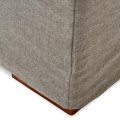Narożnik Brompton Cross Corner Sofa Chaise Longue Right, washed cotton, stone