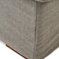 Narożnik Brompton Cross Corner Sofa Chaise Longue Right, washed cotton, stone