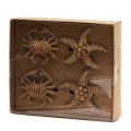 Pierścienie do serwetek Napkin rings Sealife, ZESTAW 4 pieces